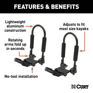 CURT - CURT Roof Mounted Cargo Rack 18320 - Image 5