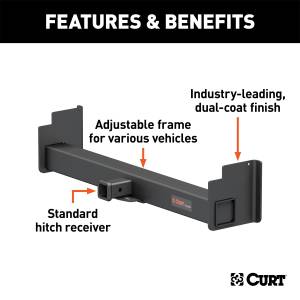 CURT - CURT Universal Weld-On Receiver 15901 - Image 2
