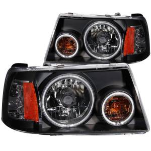 Anzo USA - Anzo USA Crystal Headlight Set w/Halo 111152 - Image 1