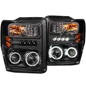 Anzo USA - Anzo USA Projector Headlight Set w/Halo 111168 - Image 1