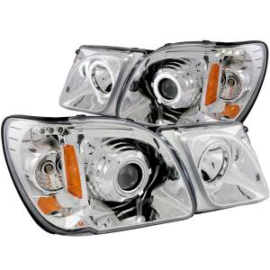 Anzo USA - Anzo USA Projector Headlight Set w/Halo 111169 - Image 1