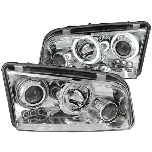 Anzo USA - Anzo USA Projector Headlight Set w/Halo 121382 - Image 1