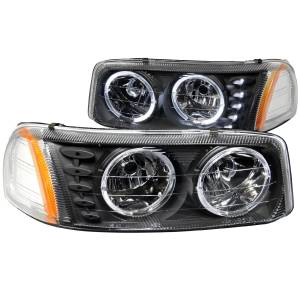 Anzo USA - Anzo USA Crystal Headlight Set w/Halo 111207 - Image 1