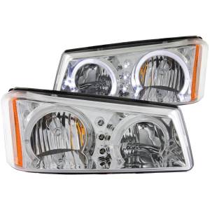 Anzo USA - Anzo USA Crystal Headlight Set w/Halo 111211 - Image 1