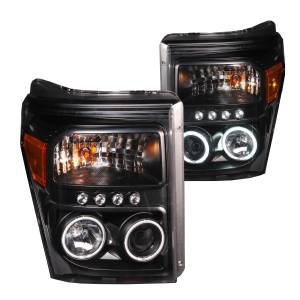 Anzo USA - Anzo USA Projector Headlight Set w/Halo 111271 - Image 1