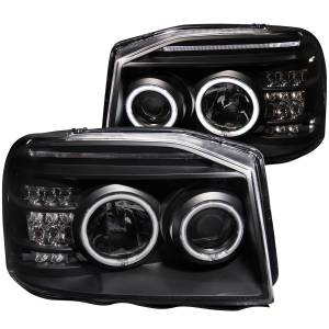 Anzo USA - Anzo USA Projector Headlight Set w/Halo 111172 - Image 1