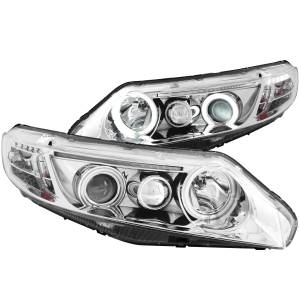 Anzo USA - Anzo USA Projector Headlight Set w/Halo 121061 - Image 1