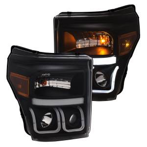 Anzo USA - Anzo USA Projector Headlight Set w/U-Bar Switchback 111386 - Image 1