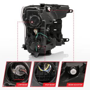 Anzo USA - Anzo USA Projector Headlight Set w/Halo 111467 - Image 5
