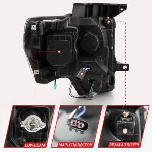 Anzo USA - Anzo USA Projector Headlight Set w/Halo 111469 - Image 5