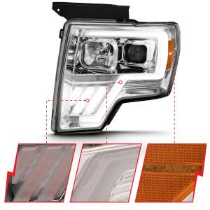 Anzo USA - Anzo USA Projector Headlight Set w/Halo 111470 - Image 3