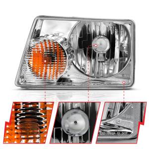 Anzo USA - Anzo USA Crystal Headlight Set 111473 - Image 2
