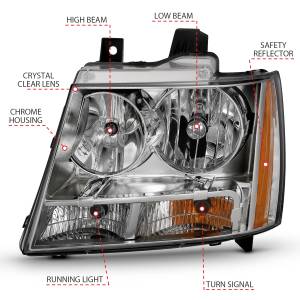 Anzo USA - Anzo USA Crystal Headlight Set 111475 - Image 3