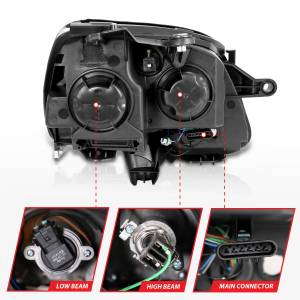 Anzo USA - Anzo USA Crystal Headlight Set 111476 - Image 5
