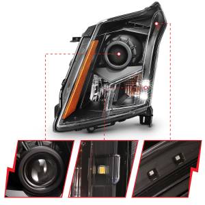Anzo USA - Anzo USA Projector Headlight Set w/Halo 111477 - Image 3