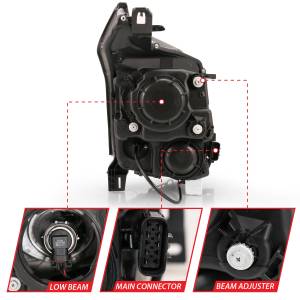 Anzo USA - Anzo USA Projector Headlight Set w/Halo 111477 - Image 5