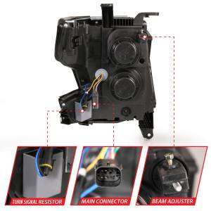 Anzo USA - Anzo USA LED Crystal Headlight 111478 - Image 5