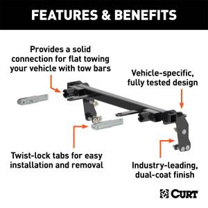 CURT - CURT Custom Tow Bar Base Plate 70107 - Image 2