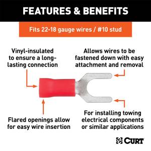 CURT - CURT Insulated Spade Terminal 59611 - Image 2