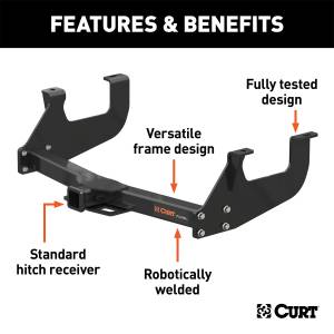 CURT - CURT Class III Multi-Fit Receiver Hitch 13902 - Image 5