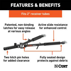 CURT - CURT Rambler Steel RV Tow Bar 70001 - Image 2