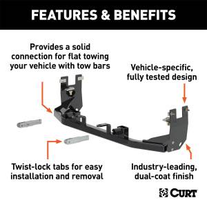 CURT - CURT Custom Tow Bar Base Plate 70114 - Image 2