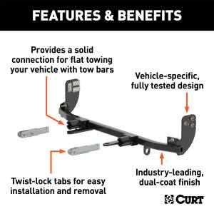 CURT - CURT Custom Tow Bar Base Plate 70116 - Image 2