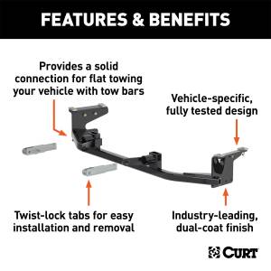 CURT - CURT Custom Tow Bar Base Plate 70118 - Image 2