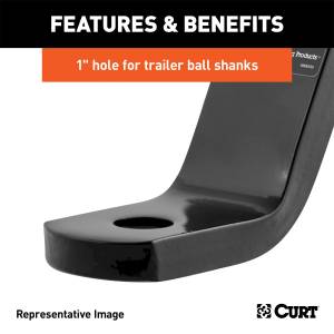 CURT - CURT Class III Ball Mount 45051 - Image 5