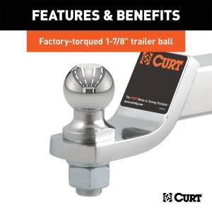 CURT - CURT Class III Loaded Ball Mount 45293 - Image 4