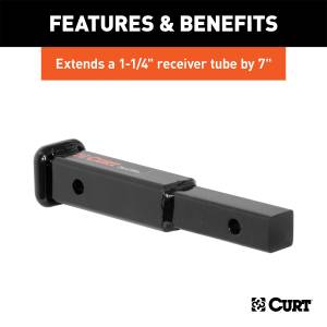 CURT - CURT Receiver Extender 45789 - Image 3