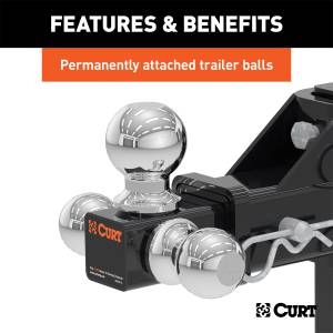 CURT - CURT Class III/IV Multi Ball Mount 45799 - Image 4