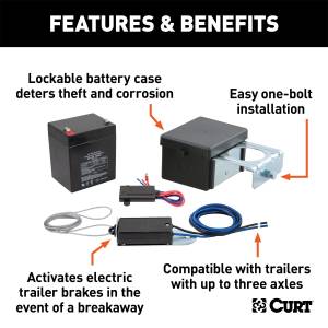 CURT - CURT Soft-Trac II Breakaway System 52028 - Image 2