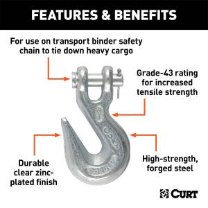 CURT - CURT Clevis Grab Hook 81350 - Image 2