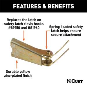 CURT - CURT Safety Latch Repair Kit 81999 - Image 2