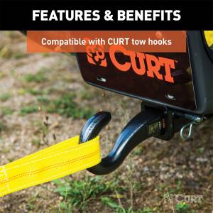 CURT - CURT Vehicle Recovery Strap 83066 - Image 4