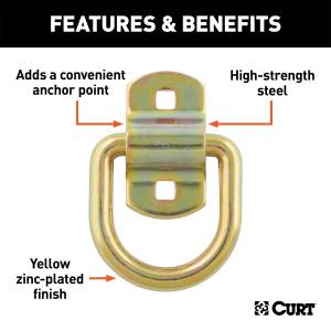CURT - CURT Forged D-Ring/Brackets 83740 - Image 3
