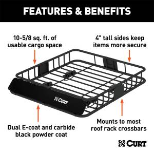 CURT - CURT Roof Mounted Cargo Rack 18115 - Image 3