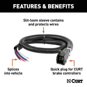 CURT - CURT Brake Control Adapter Harness 51515 - Image 3