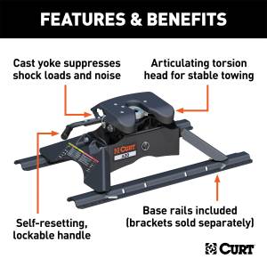 CURT - CURT A20 Fifth Wheel Hitch 16141 - Image 3