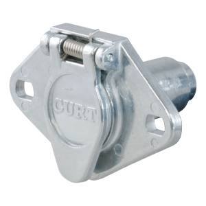 CURT - CURT 6-Way Round Connector Socket 58090 - Image 1