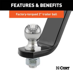 CURT - CURT Class III Loaded Ball Mount 45064 - Image 4
