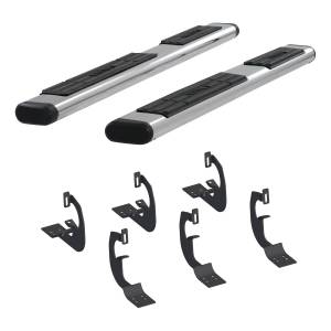 ARIES - ARIES The Standard 6 in. Oval Nerf Bar w/Mounting Brackets 4444002 - Image 2