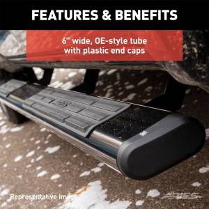 ARIES - ARIES The Standard 6 in. Oval Nerf Bar w/Mounting Brackets 4445041 - Image 4