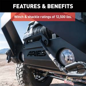ARIES - ARIES TrailCrusher Front Bumper w/Brush Guard 2186000 - Image 6