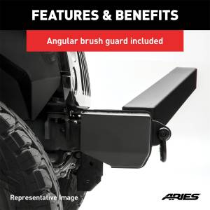 ARIES - ARIES TrailCrusher Front Bumper w/Brush Guard 2186002 - Image 5