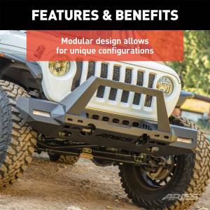 ARIES - ARIES TrailChaser Front Bumper Center Section 2081004 - Image 5