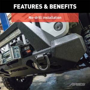 ARIES - ARIES TrailChaser Front Bumper 2082055 - Image 8