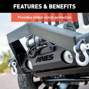 ARIES - ARIES TrailCrusher Front Bumper Brush Guard 2156050 - Image 6