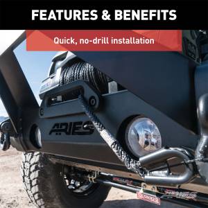ARIES - ARIES TrailCrusher Front Bumper Brush Guard 2156050 - Image 9